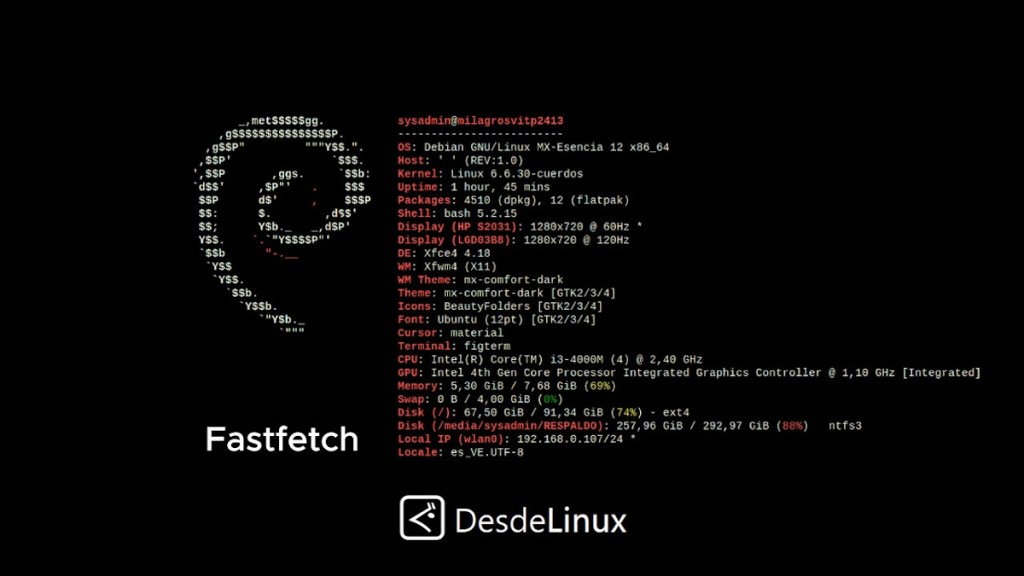 Fastfetch: Tutorial paso a paso para aprender a&nbsp;personalizarlo